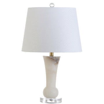 Eliza 23" Alabaster LED Table Lamp - JONATHAN Y